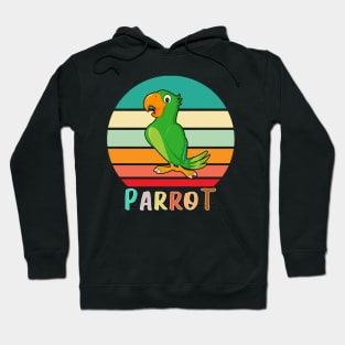 Vintage Retro Parrot Hoodie
